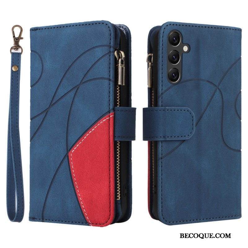 Kotelot Samsung Galaxy A14 / A14 5G Kaksivärinen Kolikkopussilla