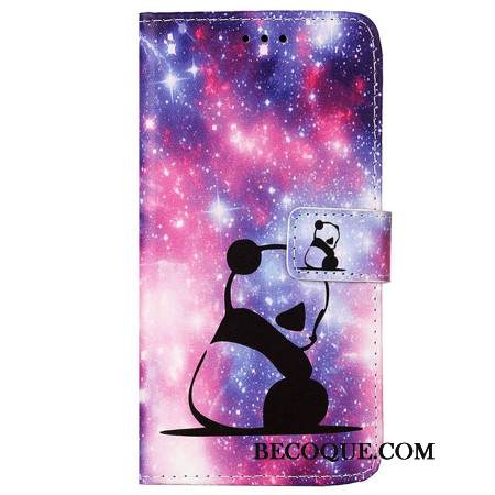 Kotelot Samsung Galaxy A15 Baby Panda Hihnalla Suojakuori