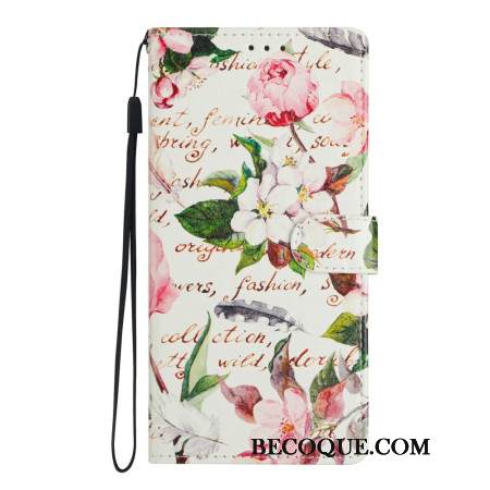Kotelot Samsung Galaxy A17 4g / 5g Lehtiä Ja Kukkia
