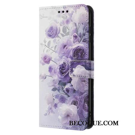 Kotelot Samsung Galaxy A17 4g / 5g Violetit Ruusut Suojakuori