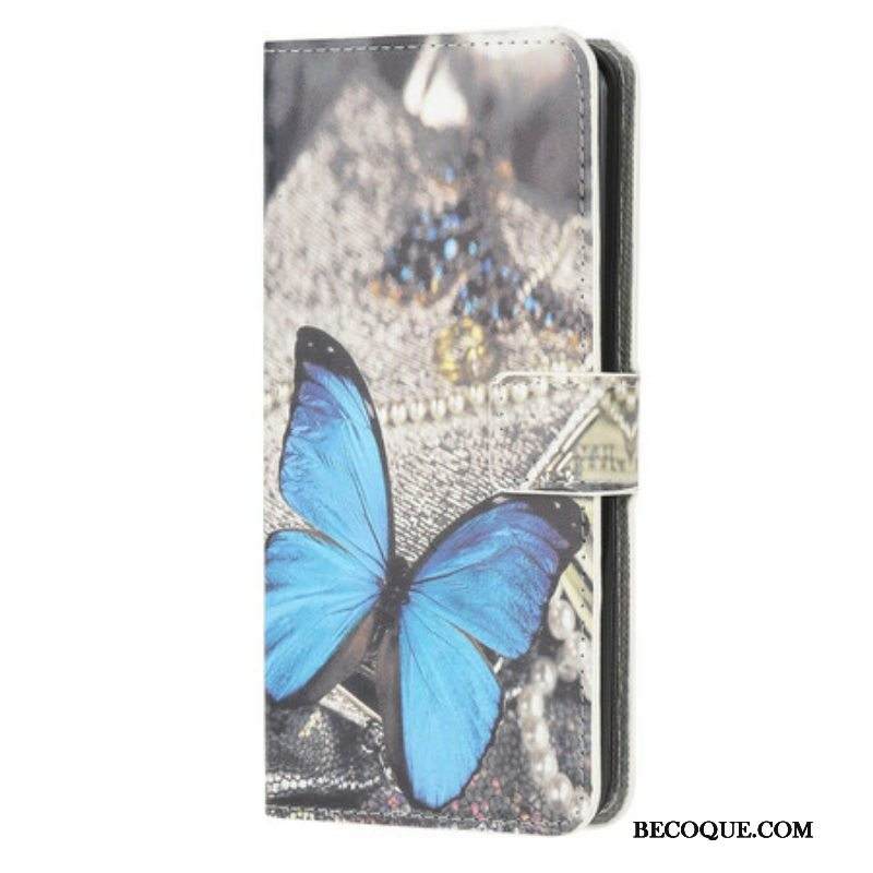 Kotelot Samsung Galaxy A42 5G Butterfly Prestige Blue