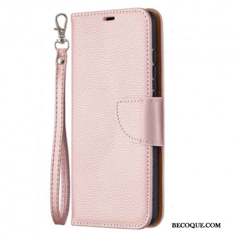 Kotelot Samsung Galaxy A52 4G / A52 5G / A52s 5G Litsi Rabat Oblique