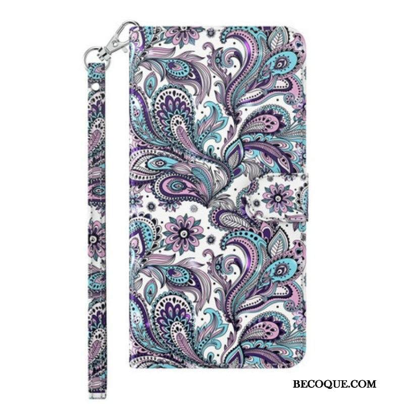 Kotelot Samsung Galaxy M12 / A12 Kukkakuvioita