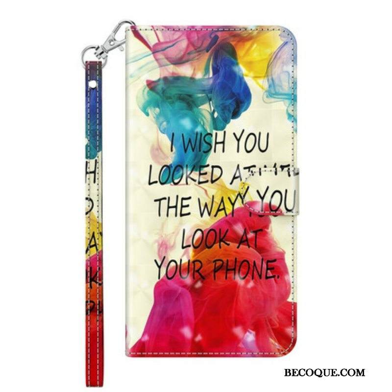 Kotelot Samsung Galaxy M12 / A12 Light Spot I Wish Kanssa Lanyard