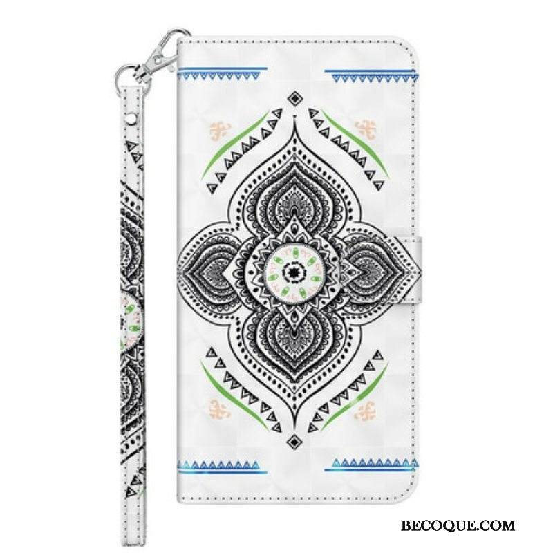 Kotelot Samsung Galaxy M12 / A12 Light Spots Mandala Kaulanauhalla