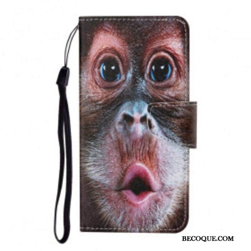 Kotelot Samsung Galaxy M12 / A12 Suojaketju Kuori Thong Monkey