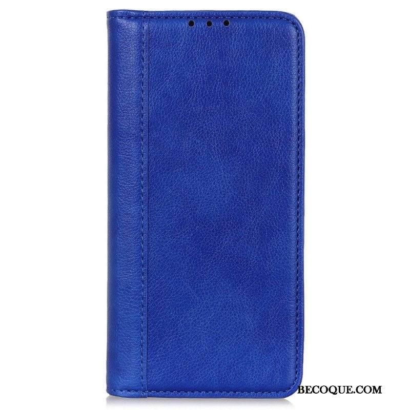 Kotelot Samsung Galaxy M13 Litchi Haljattu Nahka