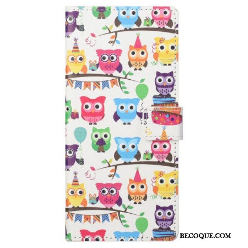 Kotelot Samsung Galaxy M23 5G Pöllöjen Heimo