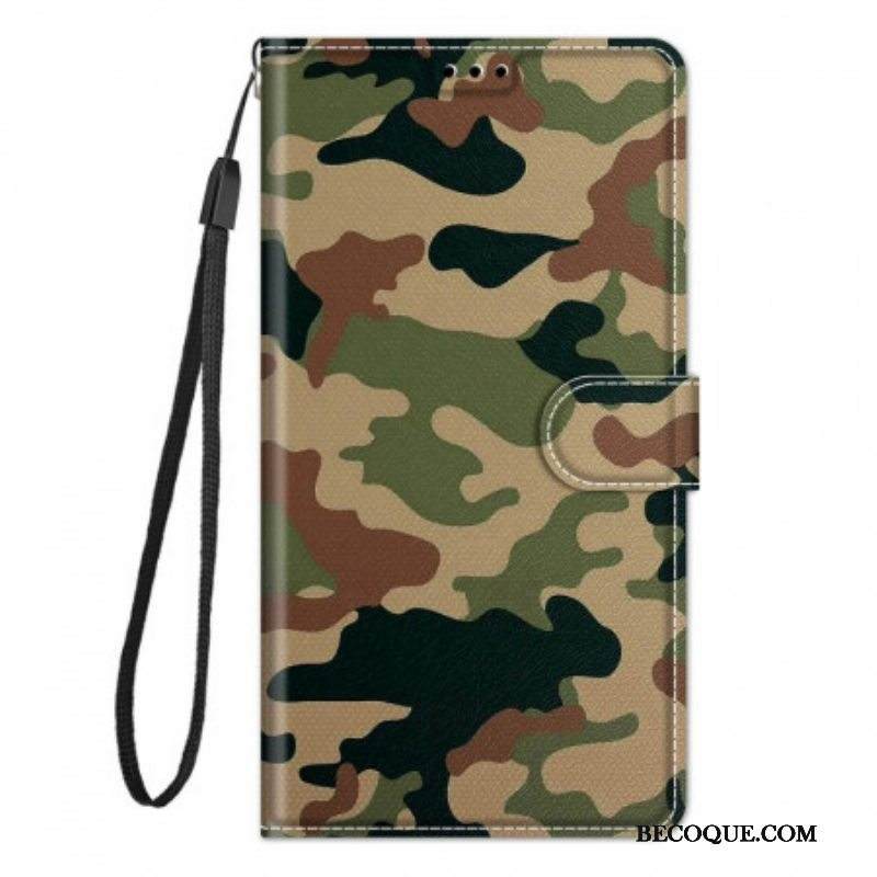 Kotelot Samsung Galaxy M53 5G Suojaketju Kuori Strappy Camo