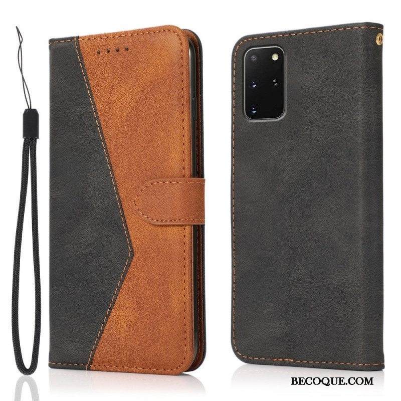 Kotelot Samsung Galaxy S20 Plus / S20 Plus 5G Kaksisävyinen Kolmion Tekonahka | mykuoret.com Kotelot Samsung Galaxy S20 Plus / S20 Plus 5G Kaksisävyinen Kolmion Tekonahka