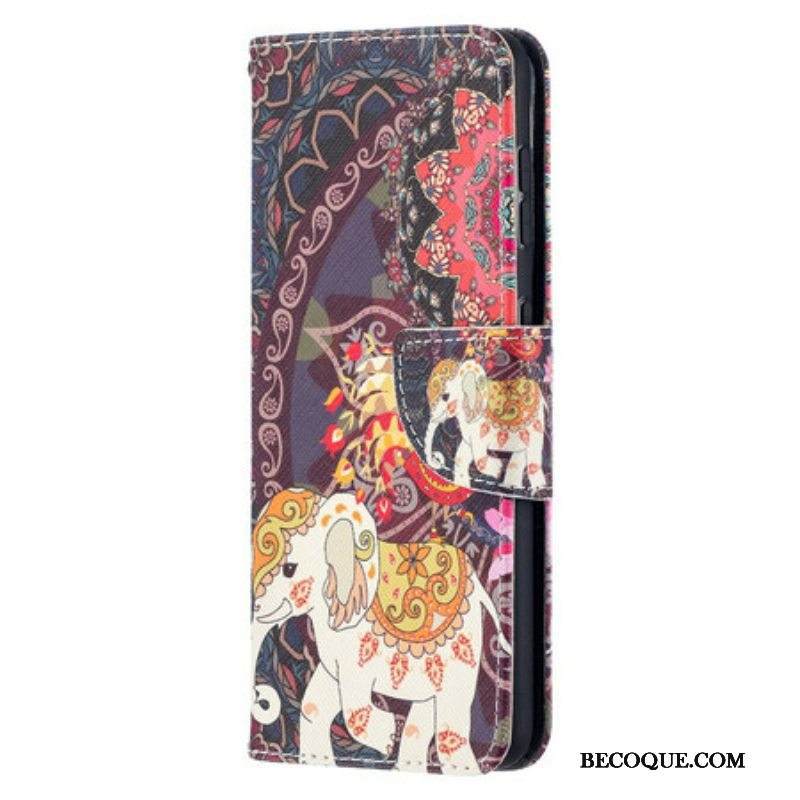 Kotelot Samsung Galaxy S21 5G Etnisten Norsujen Mandala