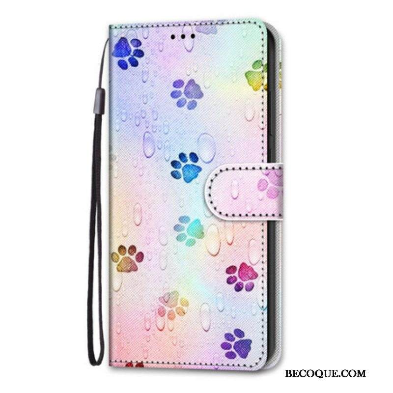 Kotelot Samsung Galaxy S21 5G Jalanjäljet Sateessa