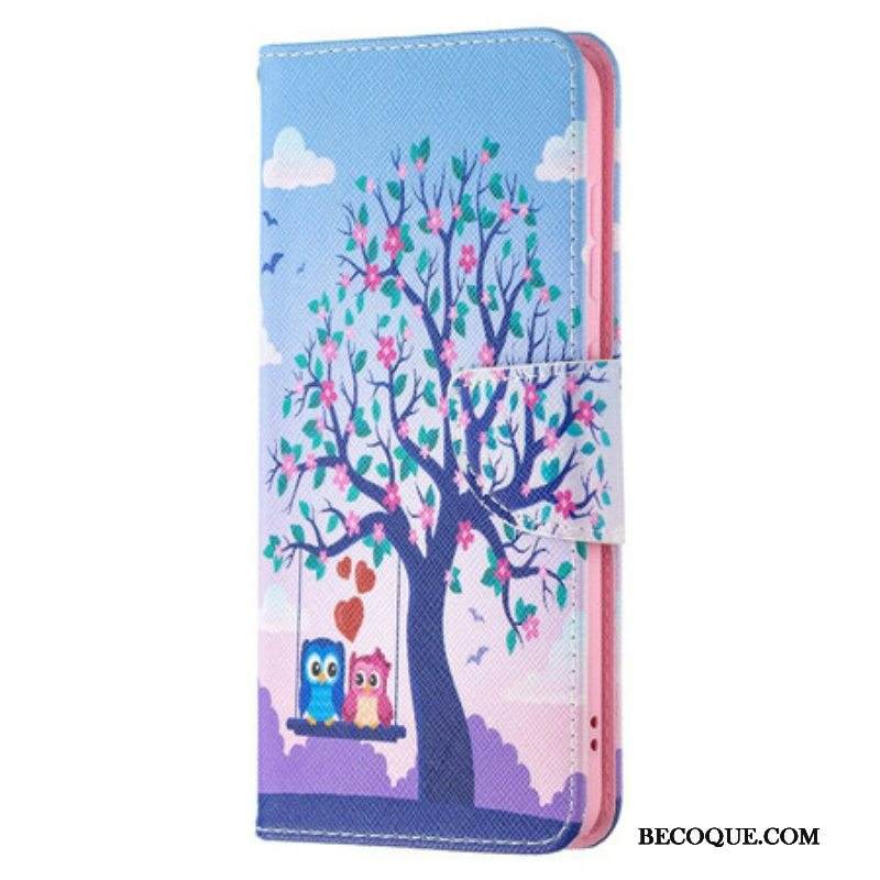 Kotelot Samsung Galaxy S21 FE Pöllöt Swingissä