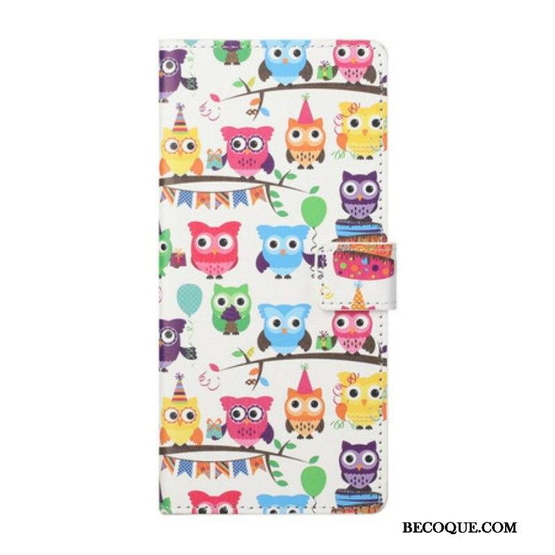 Kotelot Samsung Galaxy S21 FE Useita Pöllöjä