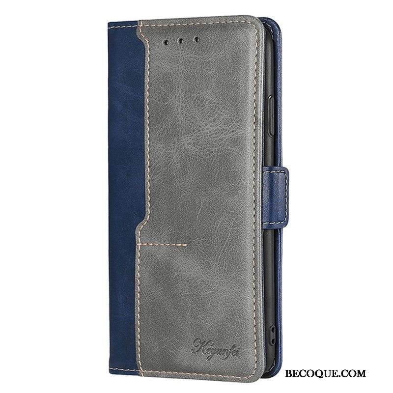 Kotelot Samsung Galaxy S22 5G Kaksisävyinen Keinonahka