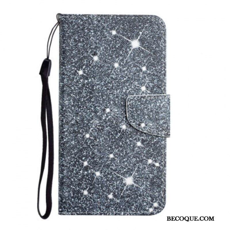 Kotelot Samsung Galaxy S22 Ultra 5G Suojaketju Kuori Strappy Paljetteja