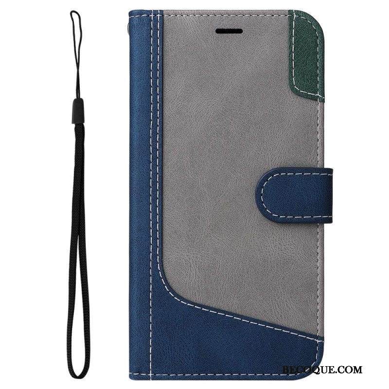 Kotelot Samsung Galaxy S23 5G Kaksisävyinen Hihnalla