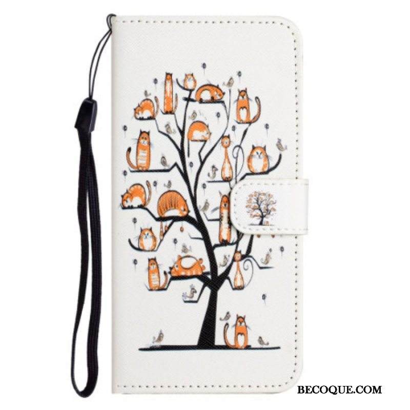 Kotelot Samsung Galaxy S23 5G Suojaketju Kuori Kissat Tangapuussa