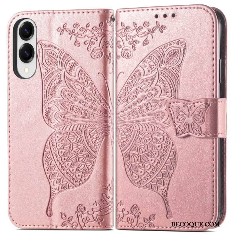 Kotelot Samsung Galaxy S25 5g Edge Puhelinkuoret Barokkityylinen Perhonen Rannehihnalla