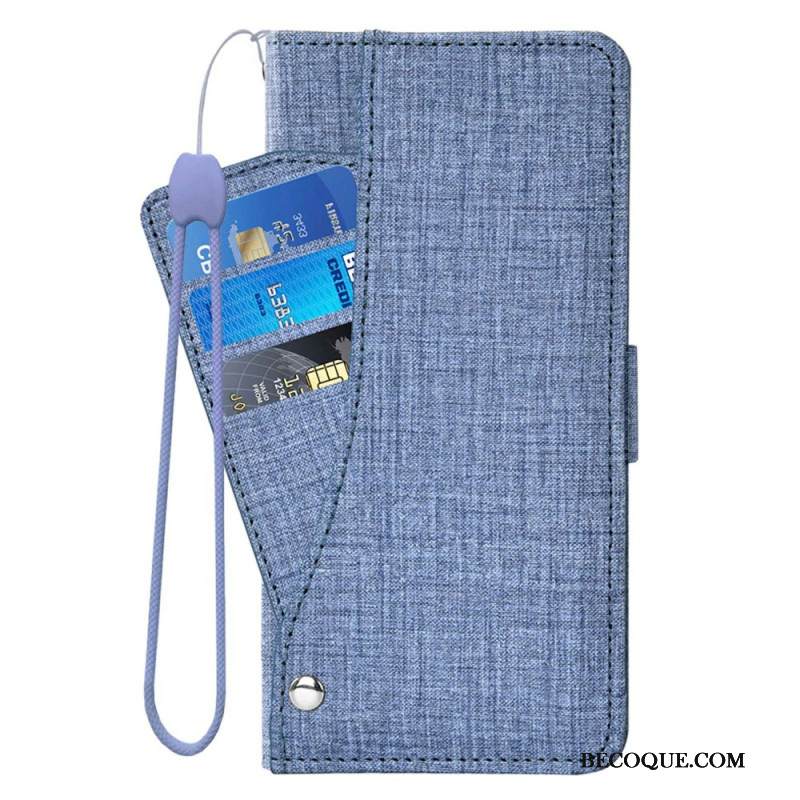 Kotelot Samsung Galaxy S26 Farkkukuvioinen Ja Pyörivä Korttiteline Suojakuori