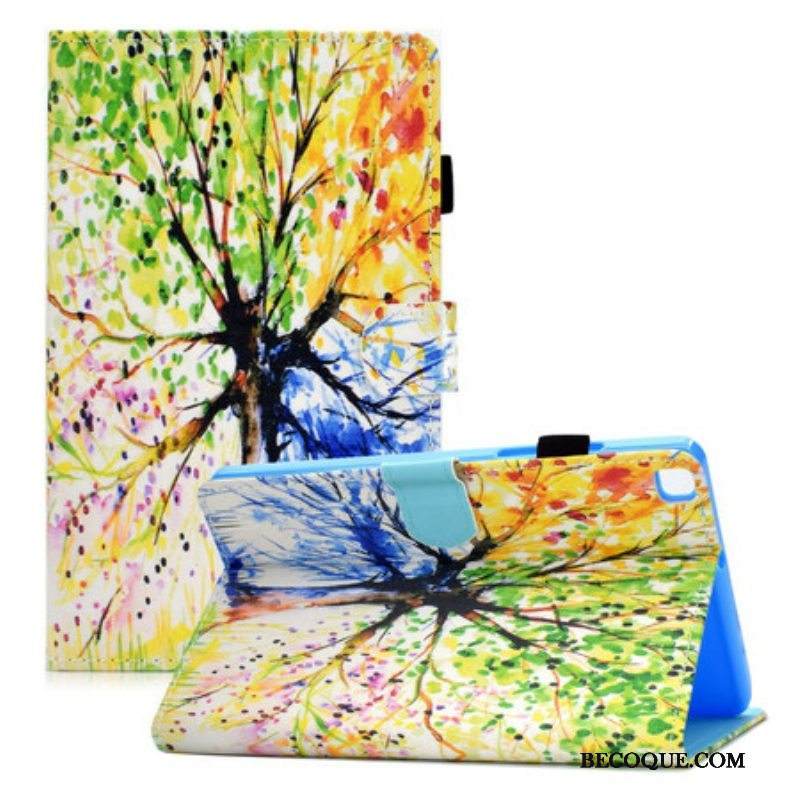 Kotelot Samsung Galaxy Tab A7 Lite Akvarelli Puu