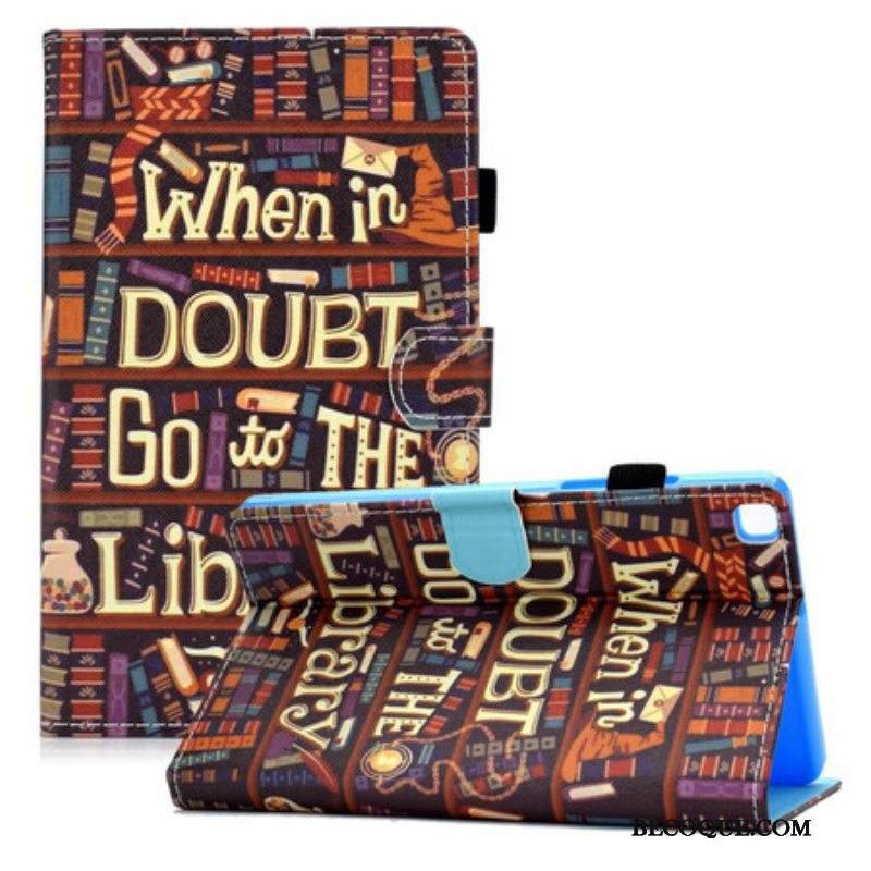 Kotelot Samsung Galaxy Tab A7 Lite Kirjasto