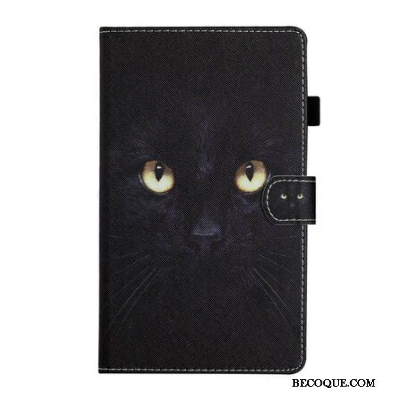 Kotelot Samsung Galaxy Tab A7 Lite Mustat Kissan Silmät