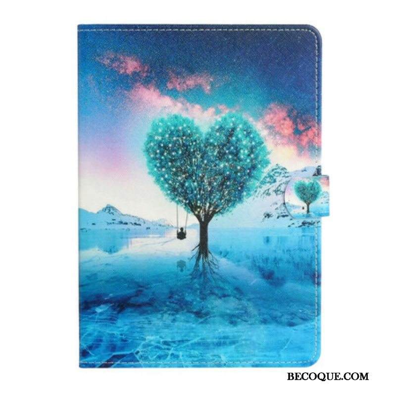 Kotelot Samsung Galaxy Tab A7 Lite Puun Sydän