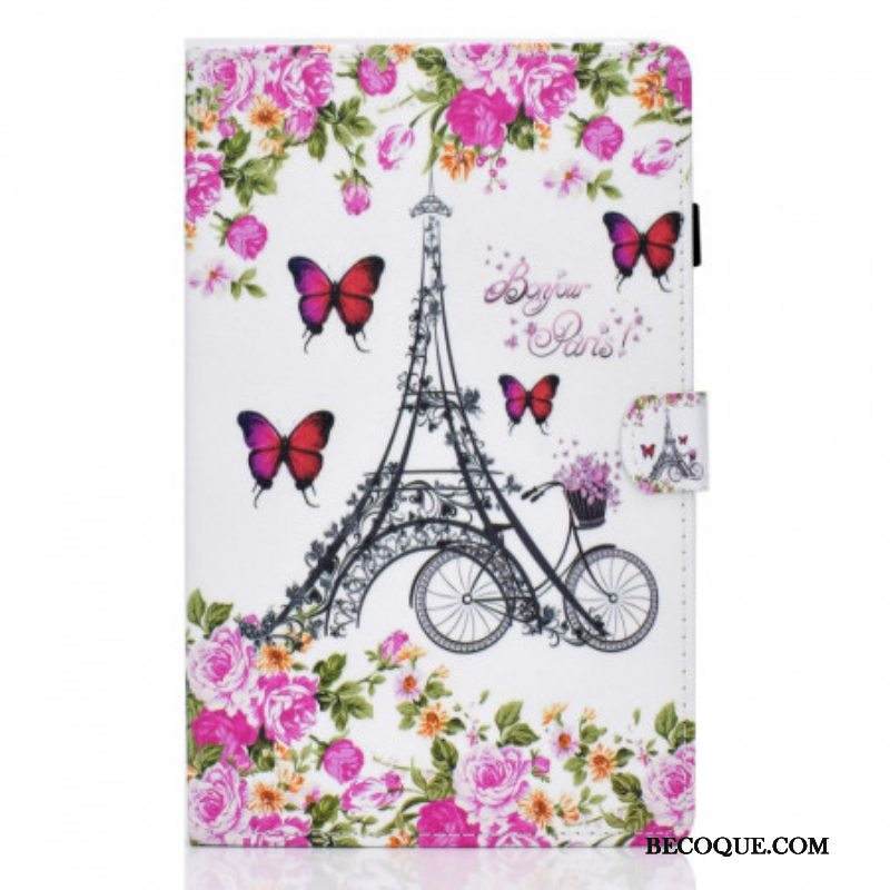 Kotelot Samsung Galaxy Tab A8 (2021) Eiffel-torni Pyörä