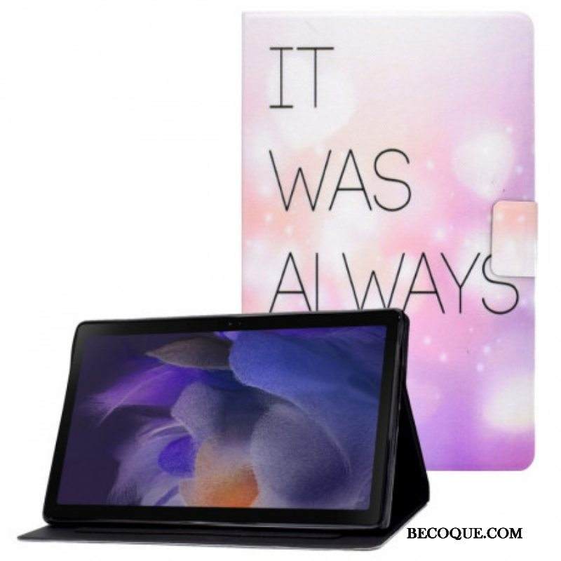 Kotelot Samsung Galaxy Tab A8 (2021) Se Olit Aina Sinä