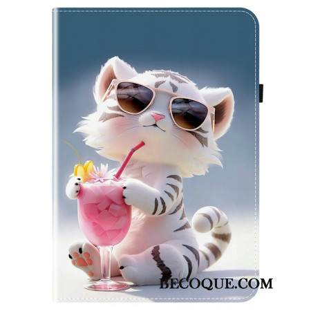 Kotelot Samsung Galaxy Tab S10 Fe Plus Sarjakuva-tiikeri