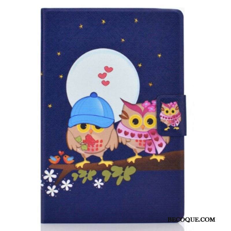 Kotelot Samsung Galaxy Tab S8 / Tab S7 Hauskoja Pöllöjä