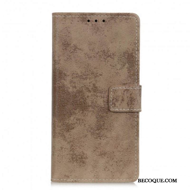 Kotelot Sony Xperia 1 III Vintage Nahkaefekti