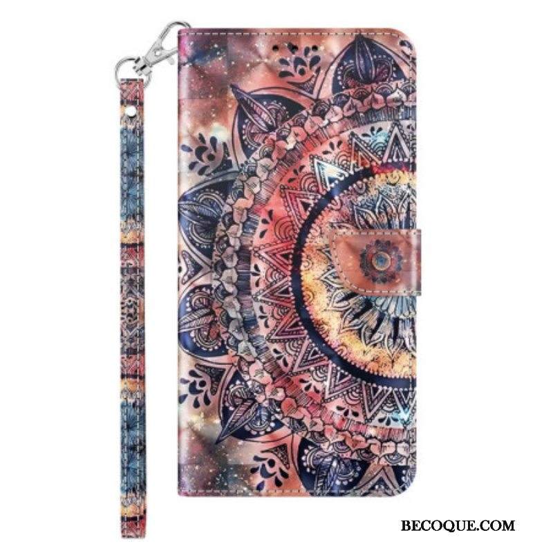 Kotelot Sony Xperia 1 IV Suojaketju Kuori Värikäs Strappy Mandala