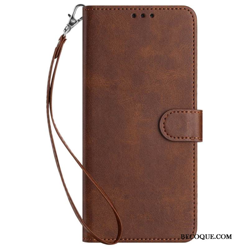 Kotelot Sony Xperia 1 Vi Nahkaefekti Hihnalla Kotelot Sony Xperia 1 Vi Nahkaefekti Hihnalla