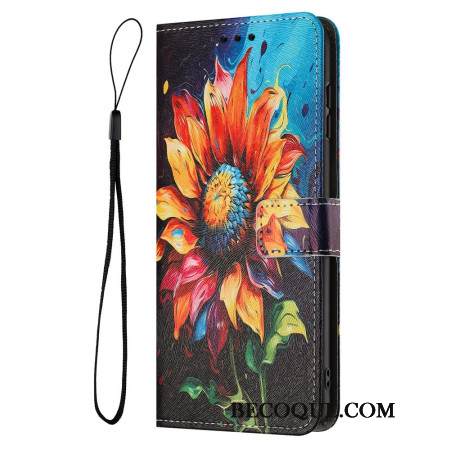 Kotelot Sony Xperia 1 Vii Auringonkukkakuvio