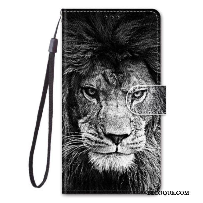 Kotelot Sony Xperia 5 IV Suojaketju Kuori Lanyard Lion