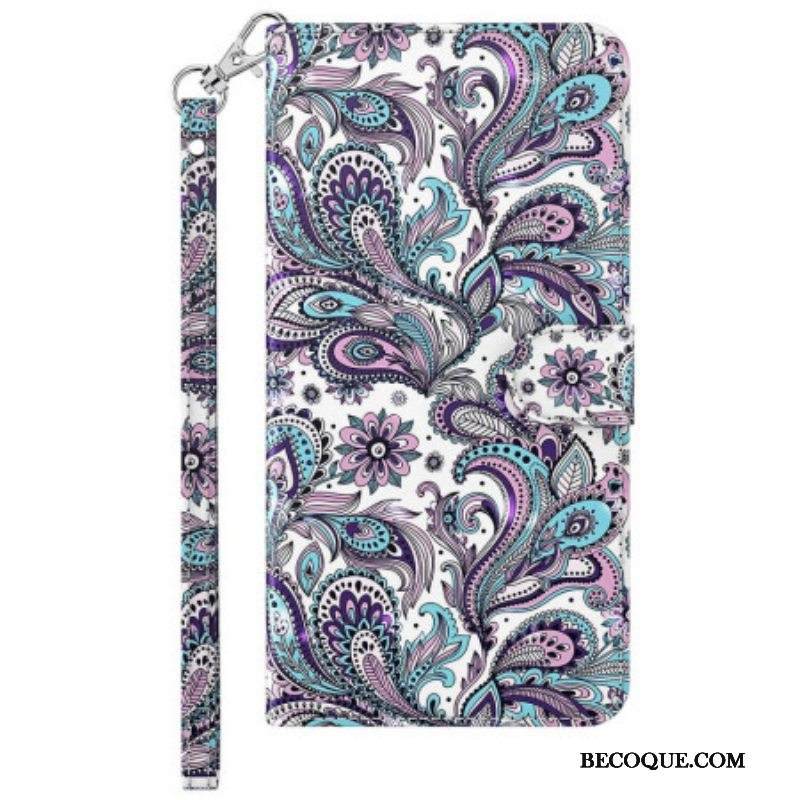 Kotelot Sony Xperia 5 IV Suojaketju Kuori Strappy Paisley -kuvio