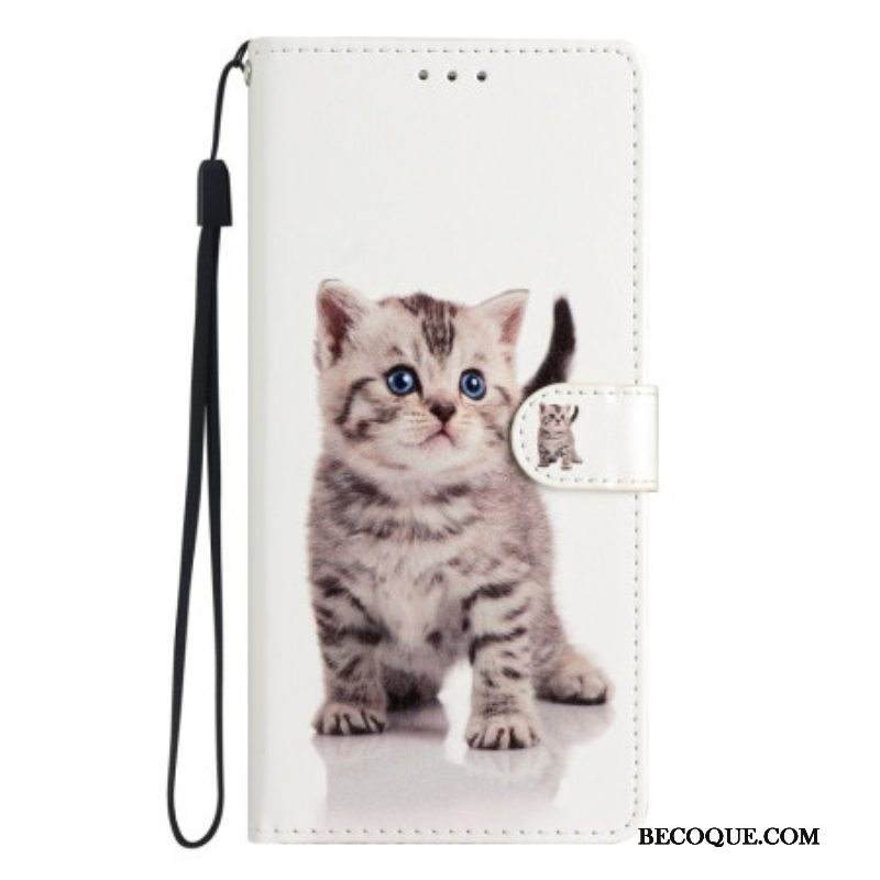 Kotelot Xiaomi 12 Lite Suojaketju Kuori Strappy Kitten