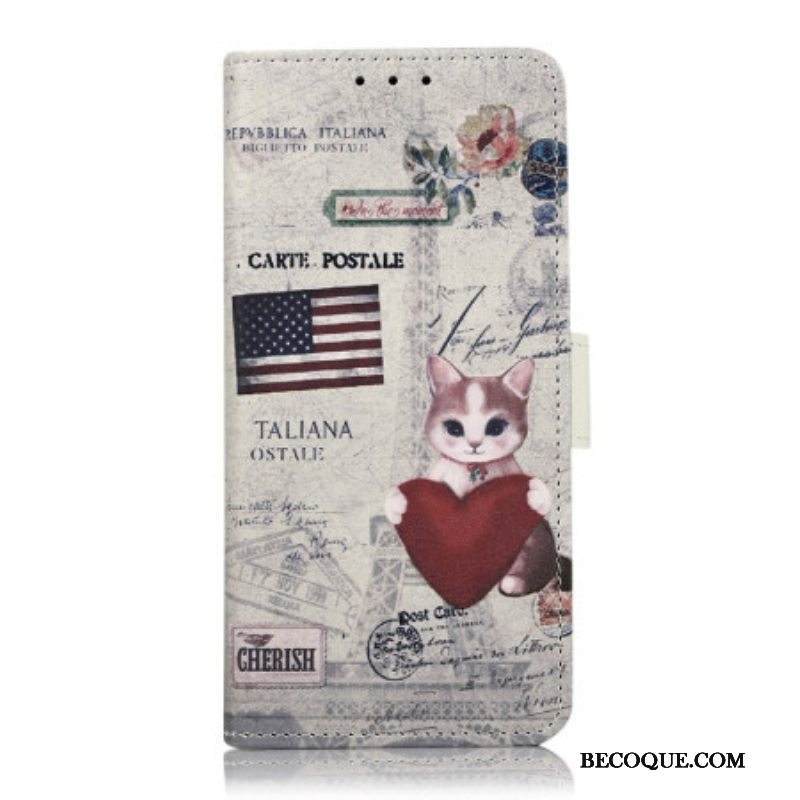 Kotelot Xiaomi 13 Pro Traveller Cat