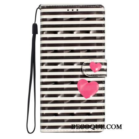 Kotelot Xiaomi 15 3d-raidat Ja Sydämet