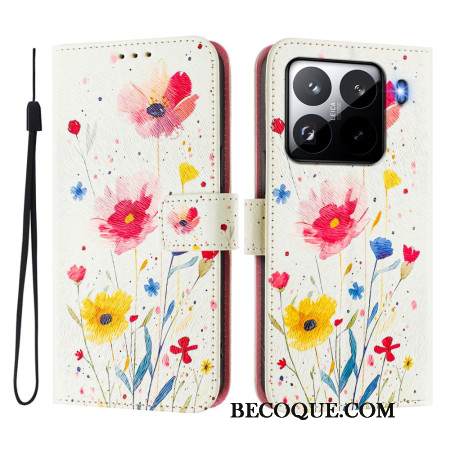 Kotelot Xiaomi 15 Pro Puhelinkuoret Kukkakuvio