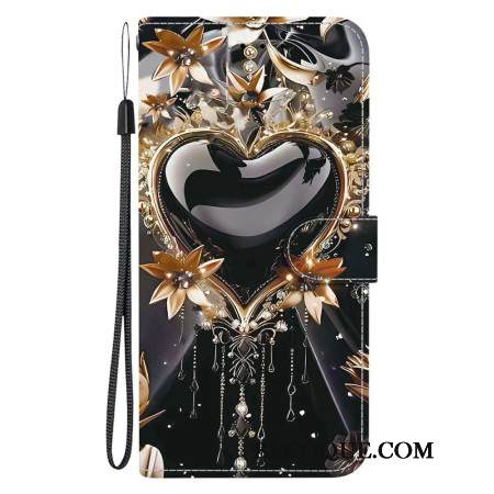 Kotelot Xiaomi 15t Musta Ja Kultainen Sydän