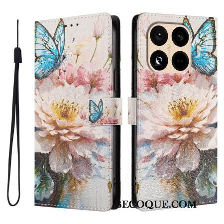 Kotelot Xiaomi 15t Pro Kukka Ja Perhonen