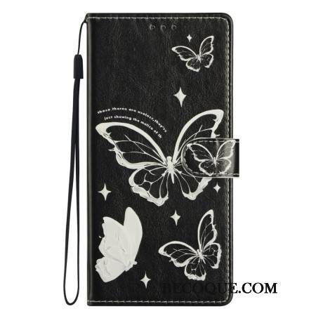 Kotelot Xiaomi 15t Pro Mustavalkoisia Perhosia