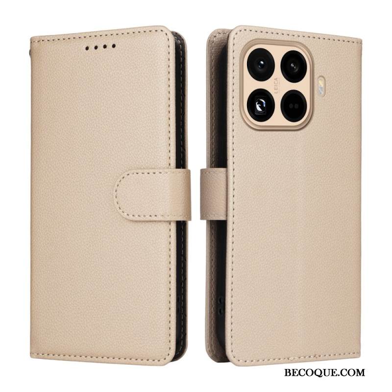 Kotelot Xiaomi 15t Pro Rfid-nahkajäljitelmälompakko