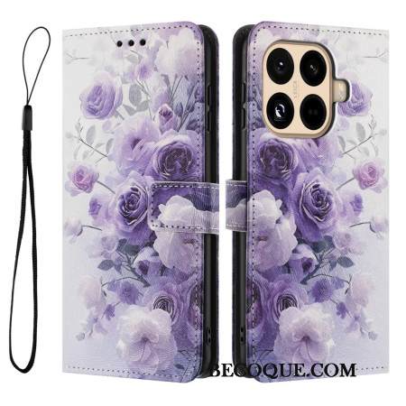 Kotelot Xiaomi 15t Pro Violetit Ruusut