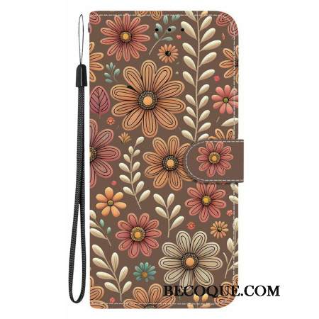 Kotelot Xiaomi 15t Ruskeat Kukat