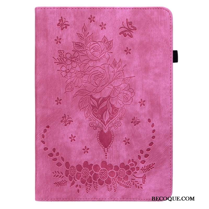 Kotelot Xiaomi Pad 6 Pro Vaaleanpunainen Nahkaefekti