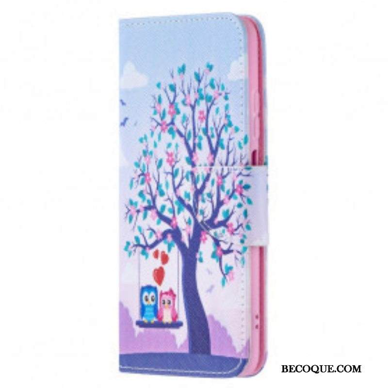 Kotelot Xiaomi Redmi Note 10 / 10S Pöllöt Swingissä